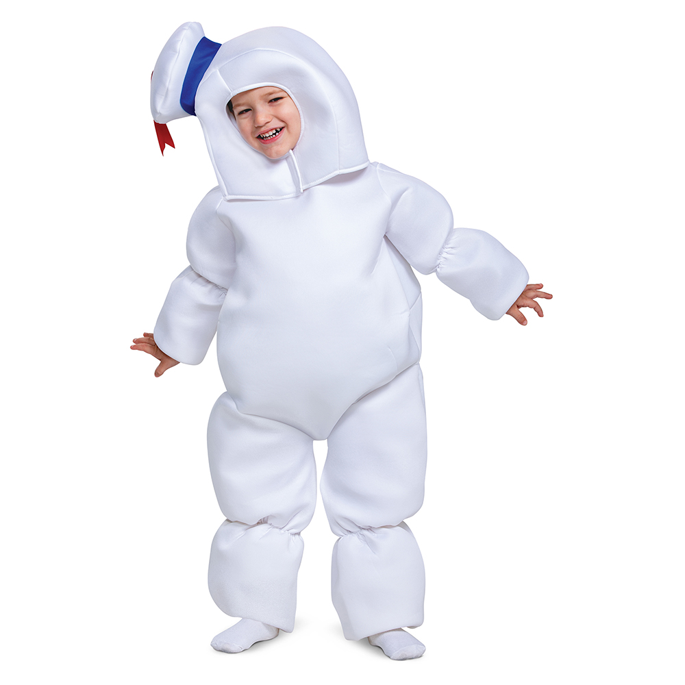 Ghostbuster Mini Stay Puft Marshmallow Man Halloween Costume for Toddler, Size 3T -4T, by Disguise